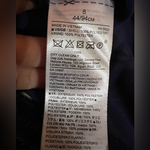 Banana Republic Floral Print Ruffle Hem Maxi Dress Never Worn Fully Lined Sz 8 - Picture 9 of 9